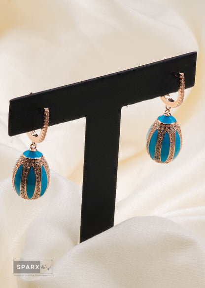 ELEGANT TURQUOISE DROP EARRINGS