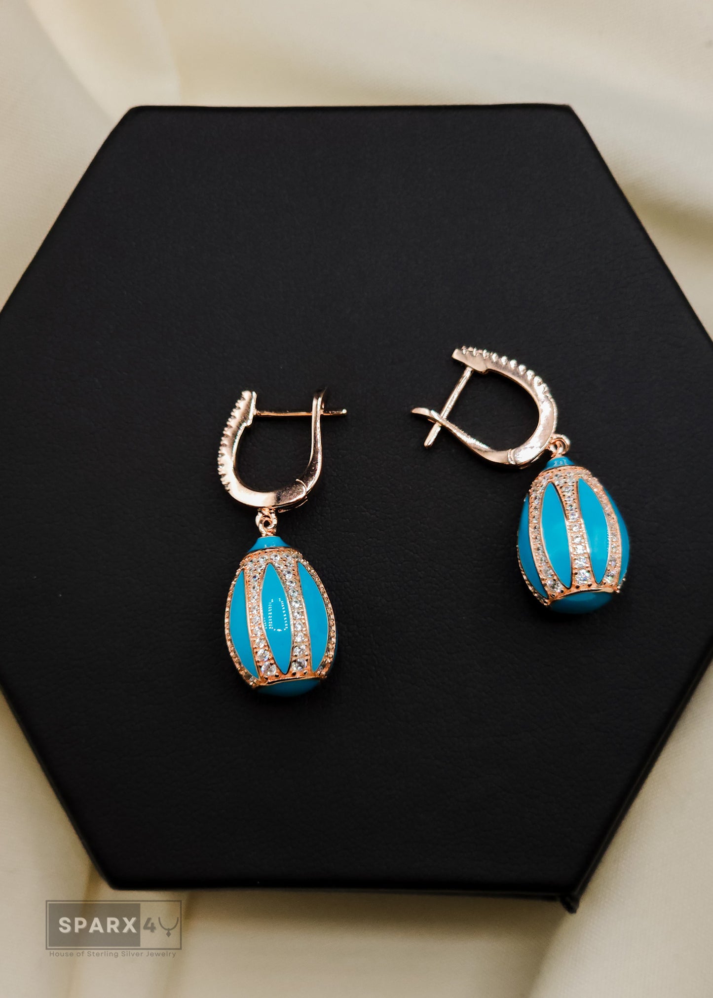 ELEGANT TURQUOISE DROP EARRINGS