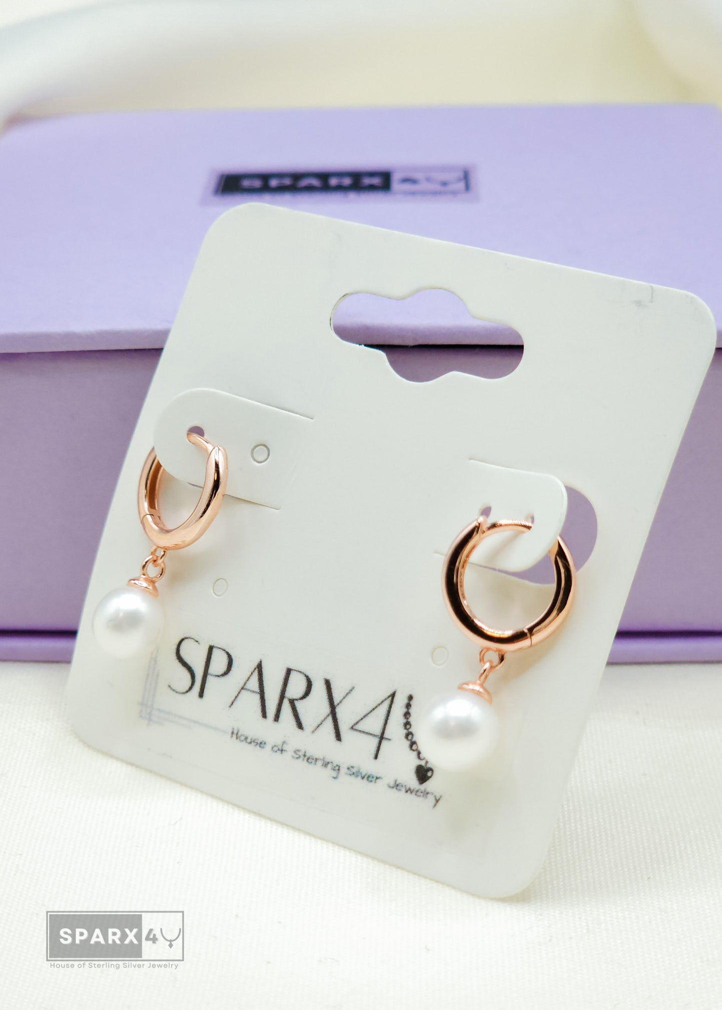 PEARL ELEGANCE HOOP EARRINGS