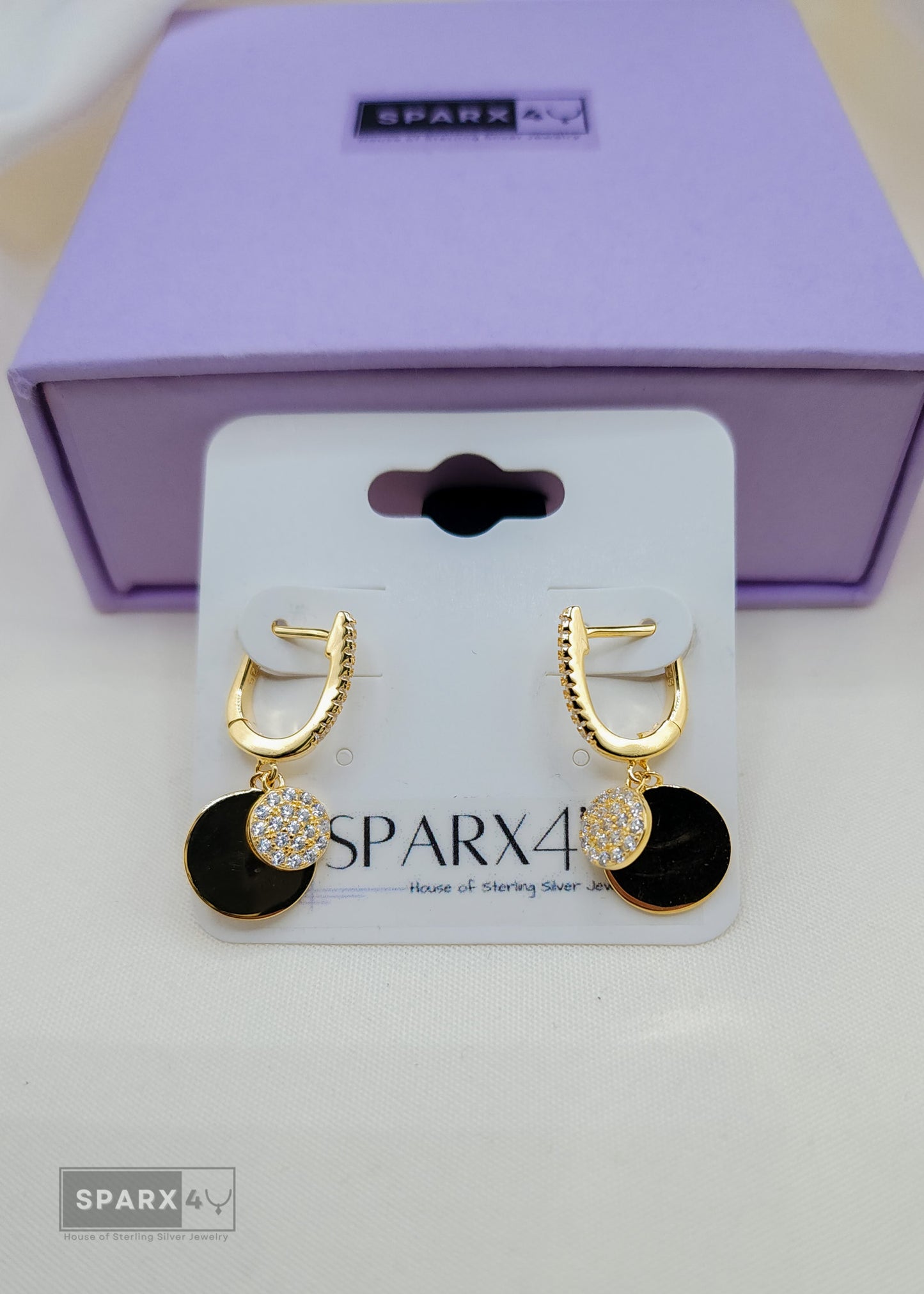 GOLDEN RADIANCE HOOP EARRINGS