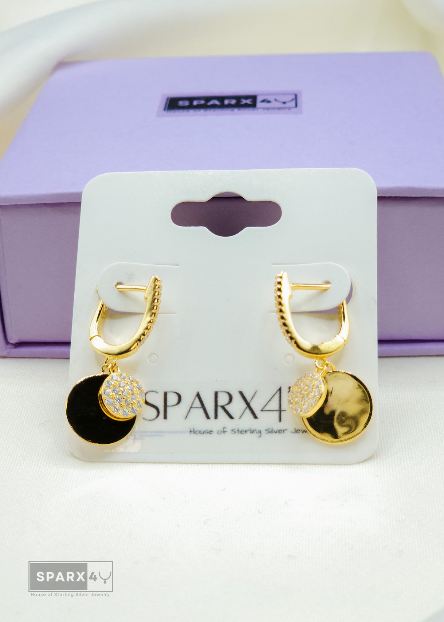 GOLDEN RADIANCE HOOP EARRINGS