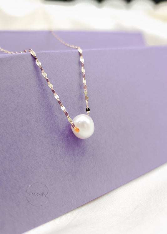 SERENITY PEARL GOLD NECKLACE