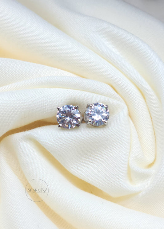 SOLITAIRE STUD EARRING