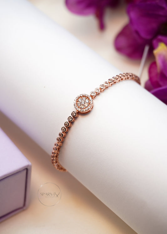 RADIANT ROSE HALO BRACELET