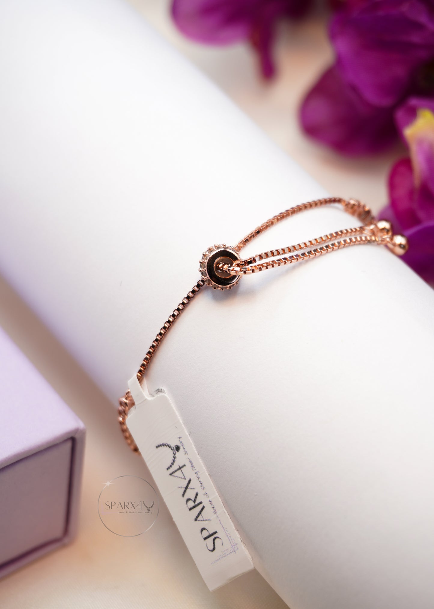 RADIANT ROSE HALO BRACELET