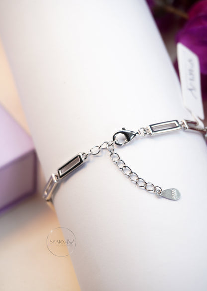 LUMINOUS LETTER HEXA BRACELET