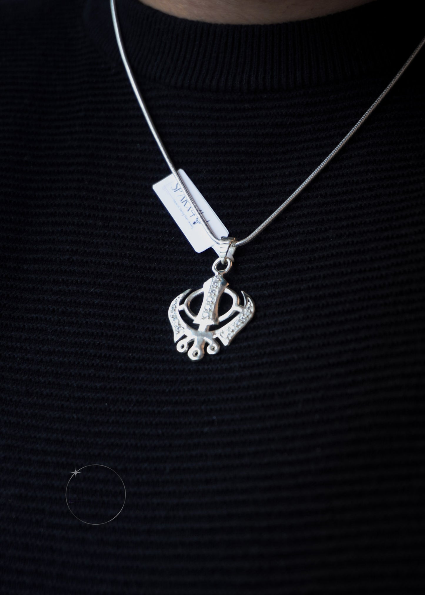 MEDIUM KHANDA PENDANT