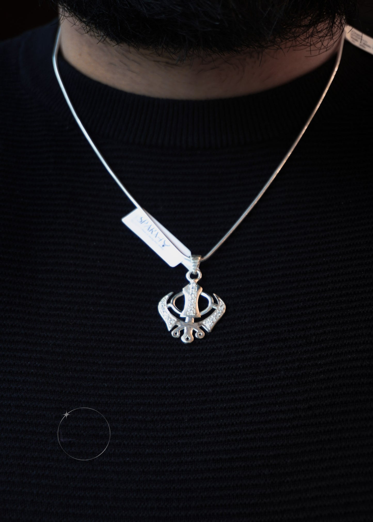 MEDIUM KHANDA PENDANT