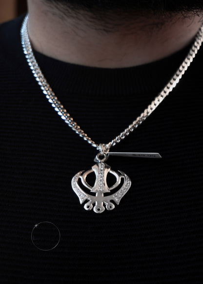 LARGE KHANDA PENDANT