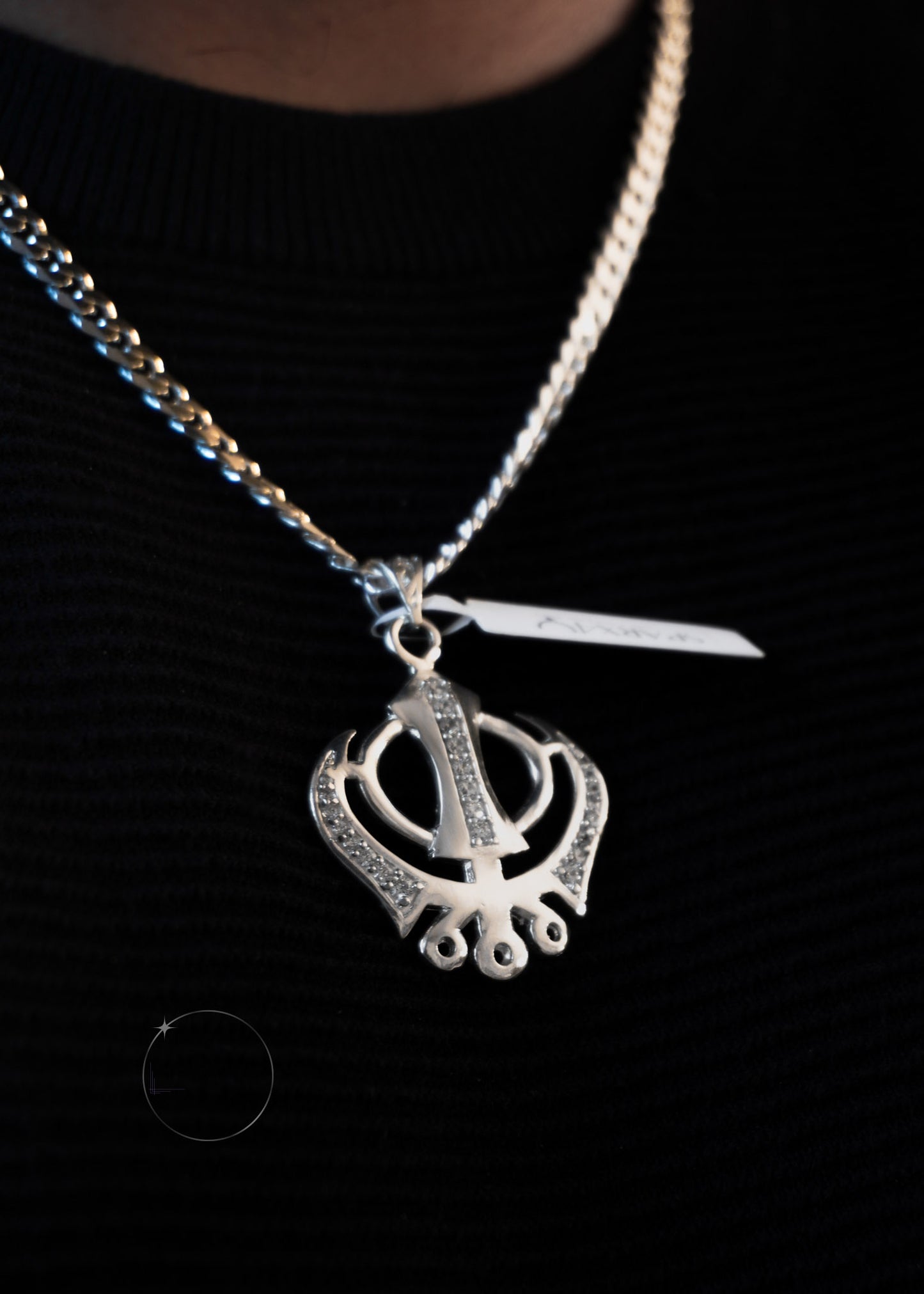 LARGE KHANDA PENDANT