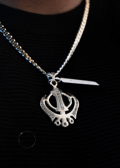 LARGE KHANDA PENDANT