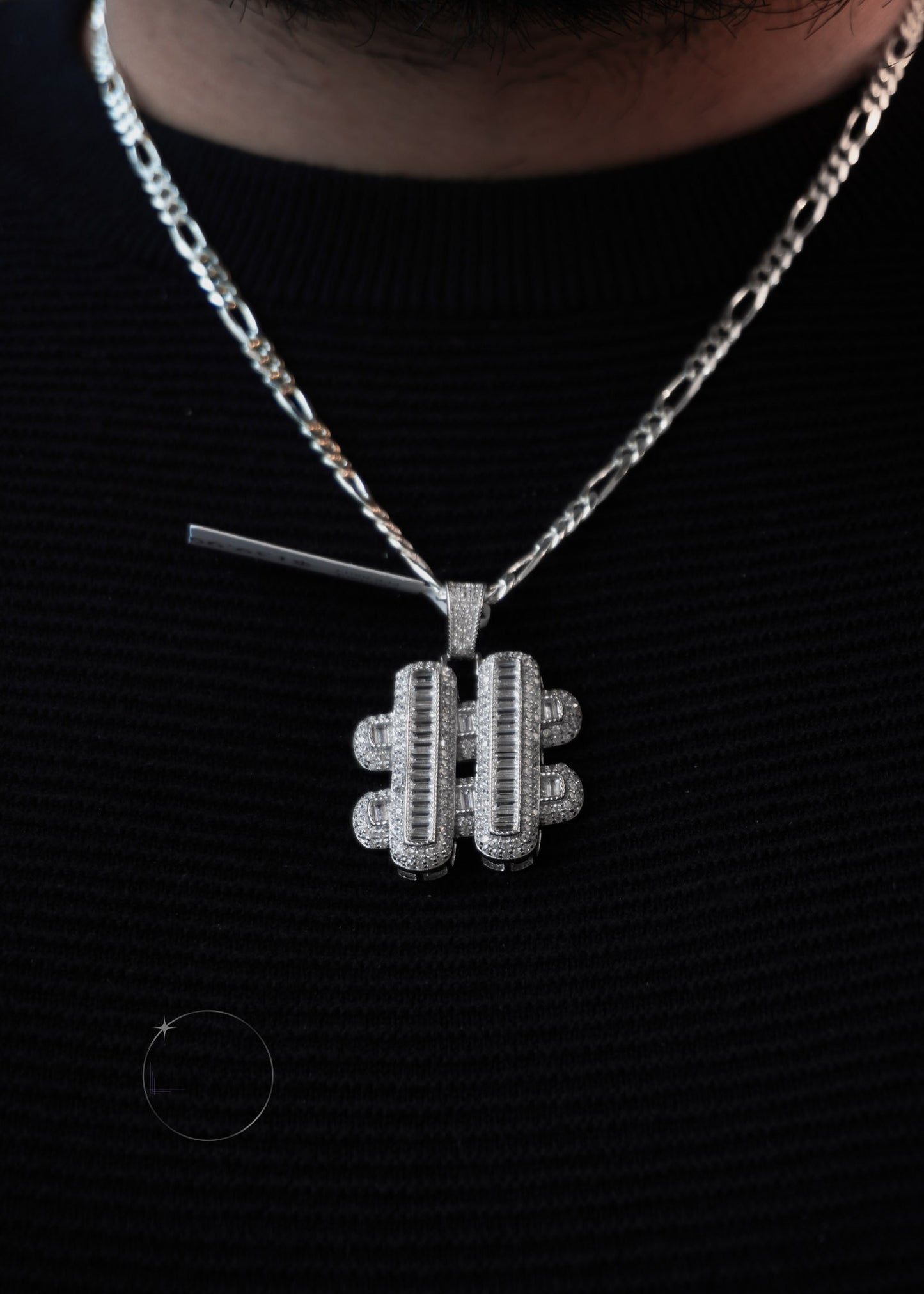 HASHTAG HIP HOP CZ PENDANT