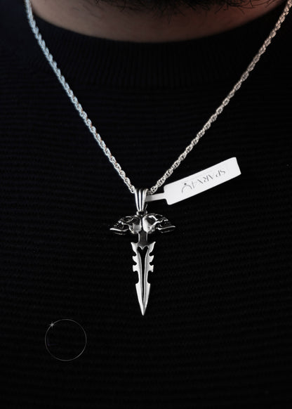 SKULL DAGGER PENDANT