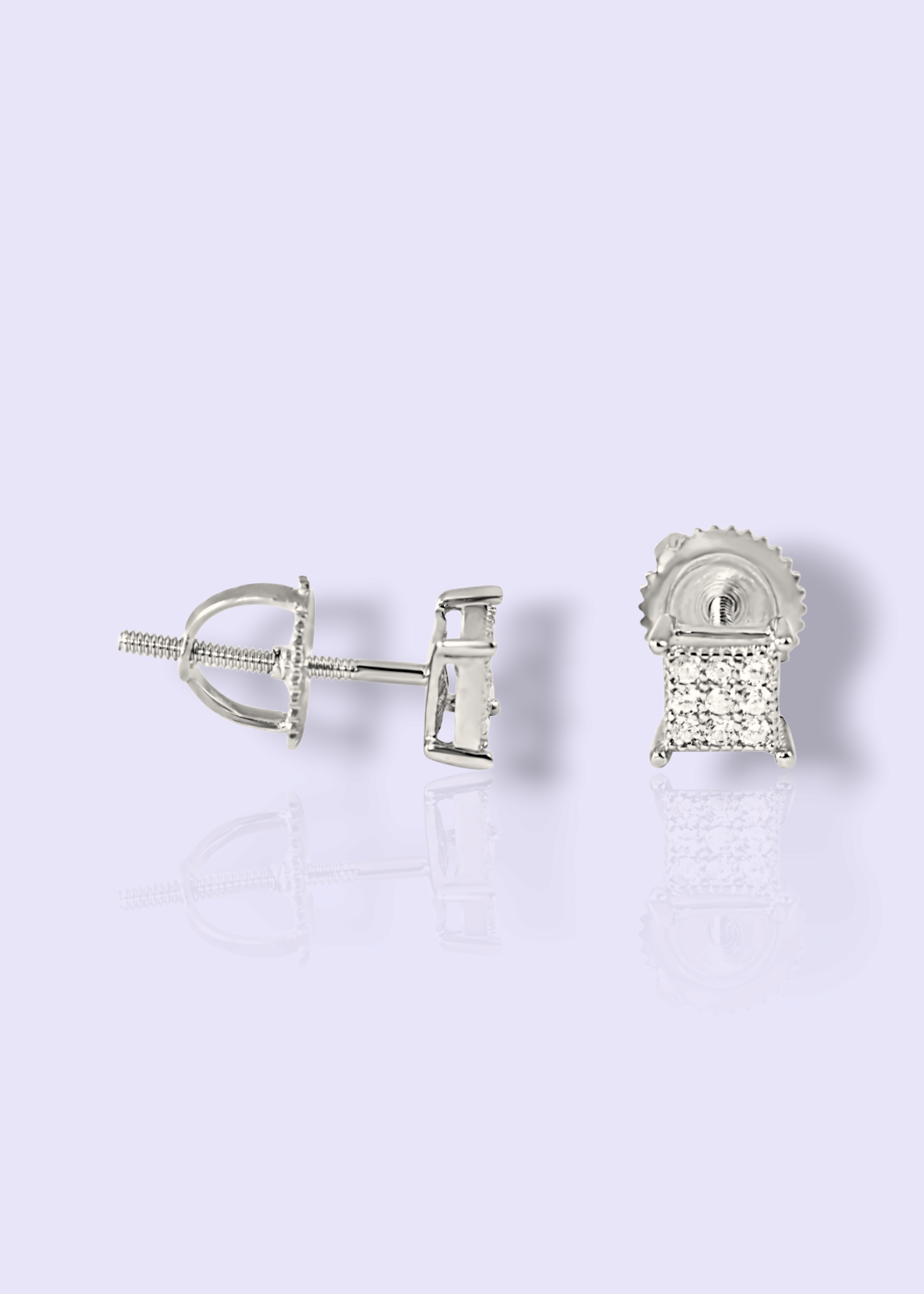 SQUARE STUD EARRINGS