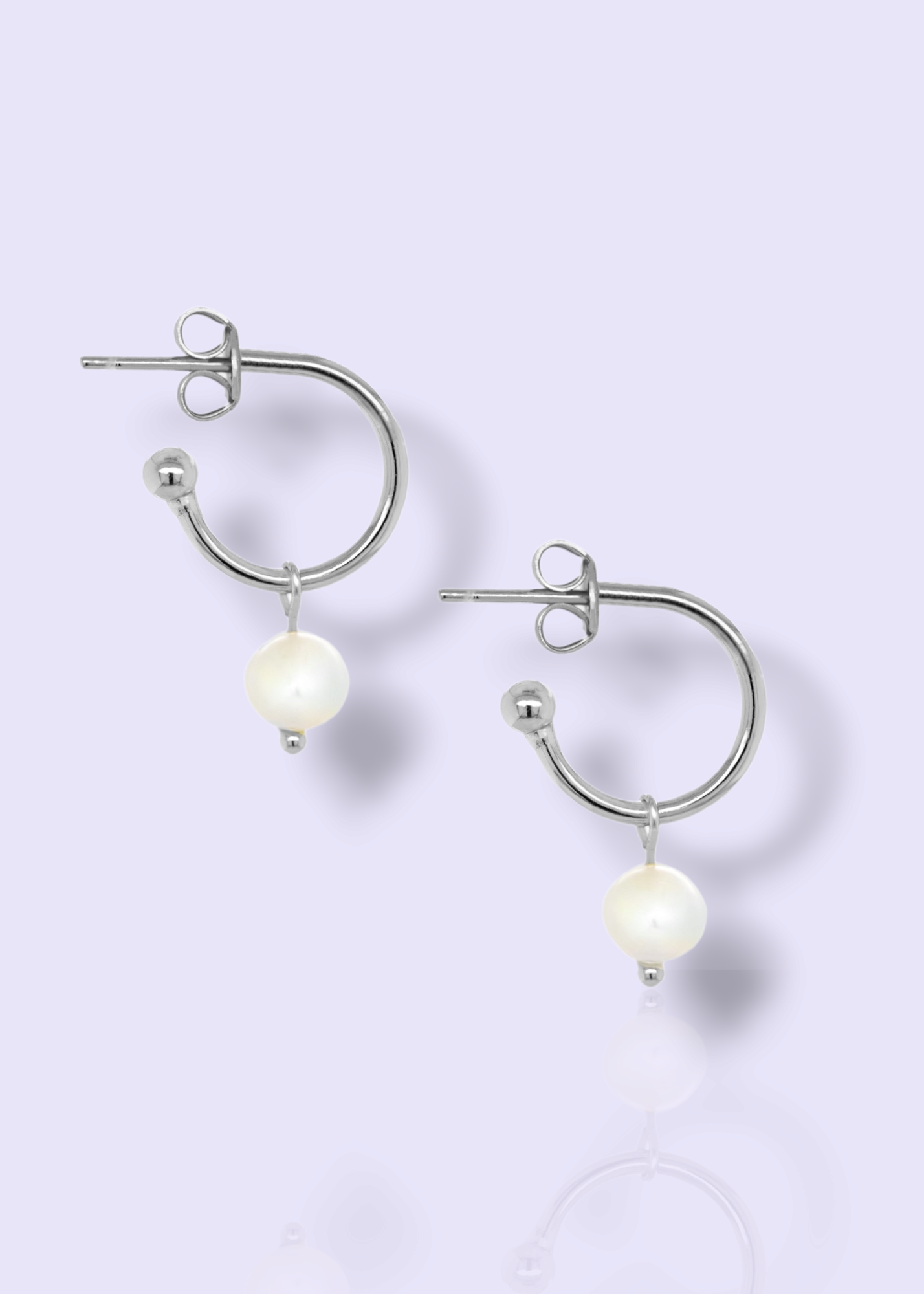 FRESHWATER PEARL HOOPS