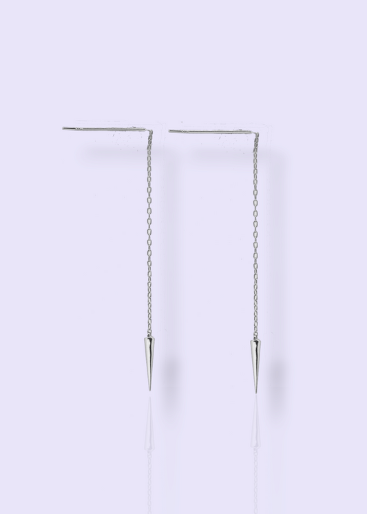 ICICLE THREADER DANGLE EARRINGS