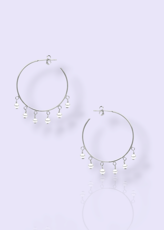 PEARL HOOPS